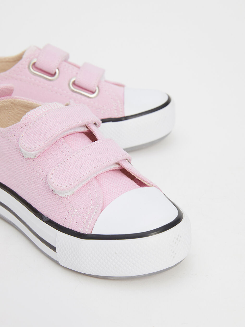 Pembe Tabanı Işıklı Kız Bebek Spor Ayakkabı-3