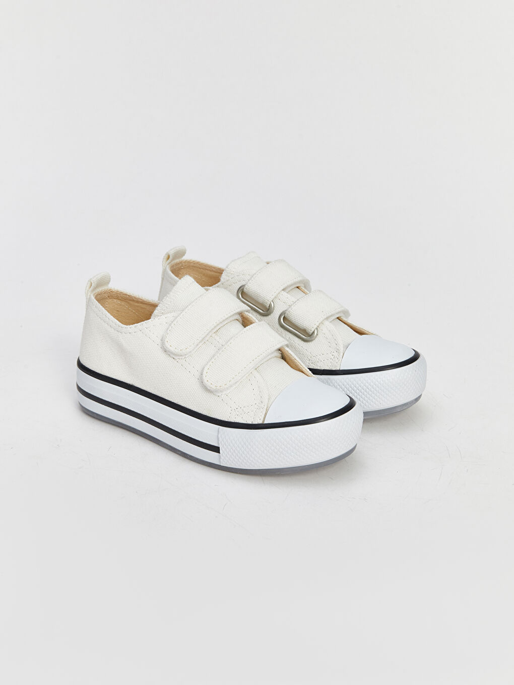 Beyaz Tabanı Işıklı Kız Bebek Spor Ayakkabı-1