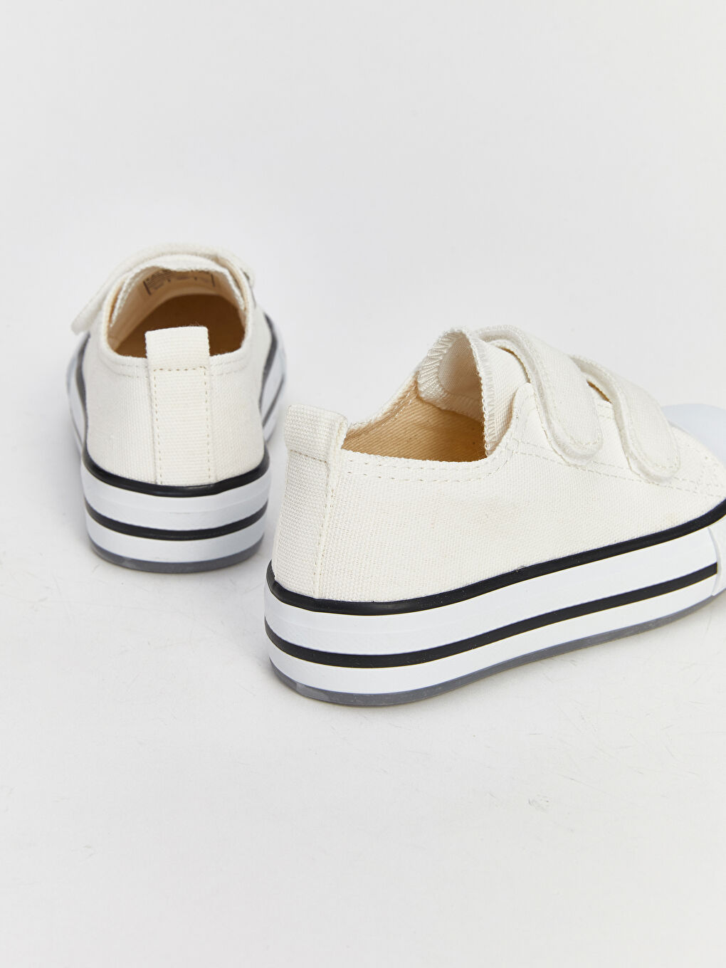 Beyaz Tabanı Işıklı Kız Bebek Spor Ayakkabı-4