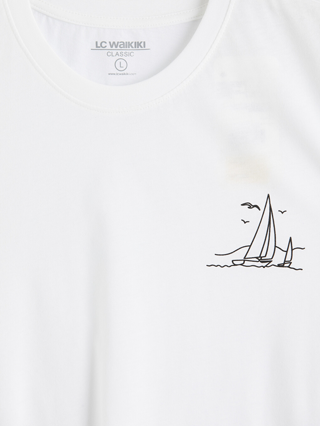 T-shirt En Jersey Imprimé À Col Rond Pour Hommes-8
