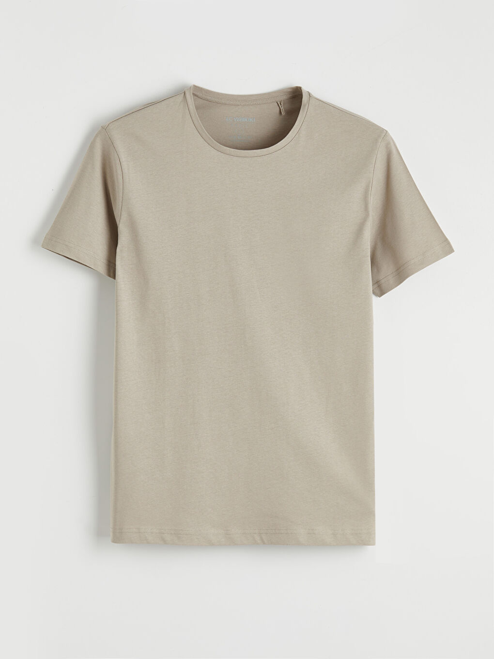 Bisiklet Yaka Penye Erkek Tişört-4