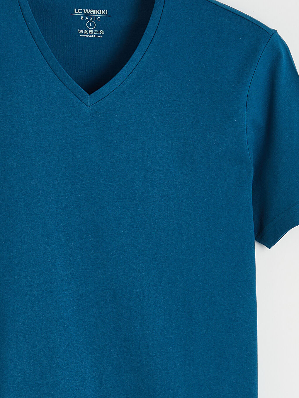 Bisiklet Yaka Penye Erkek Tişört-6