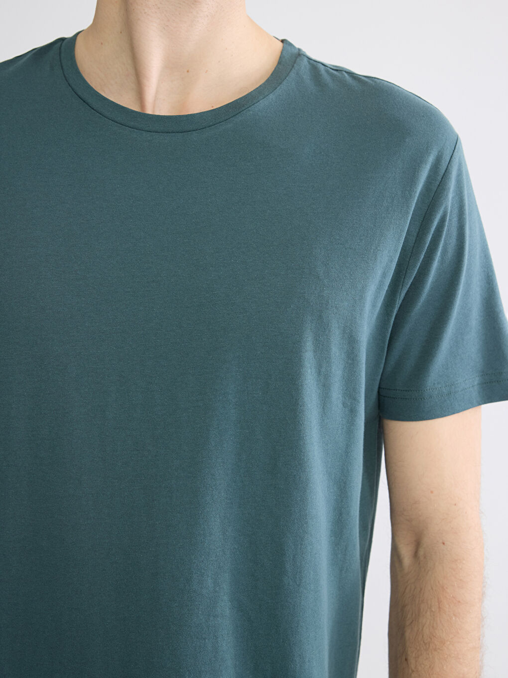 Crew Neck Jersey Men's T-Shirt-2