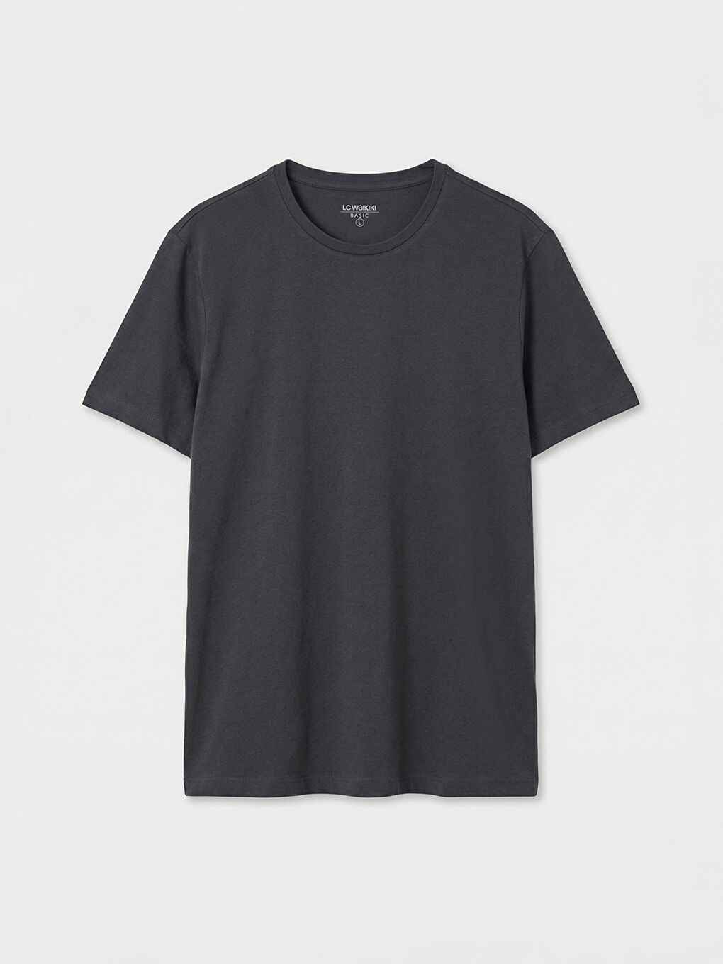 Bisiklet Yaka Penye Erkek Tişört-4