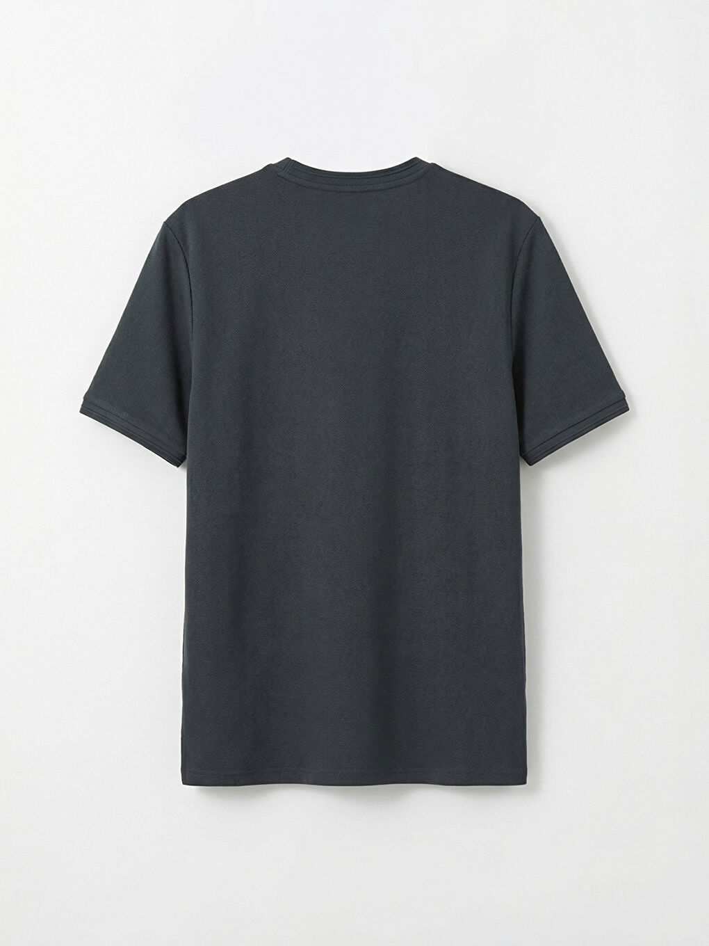 Bisiklet Yaka Penye Erkek Tişört-5