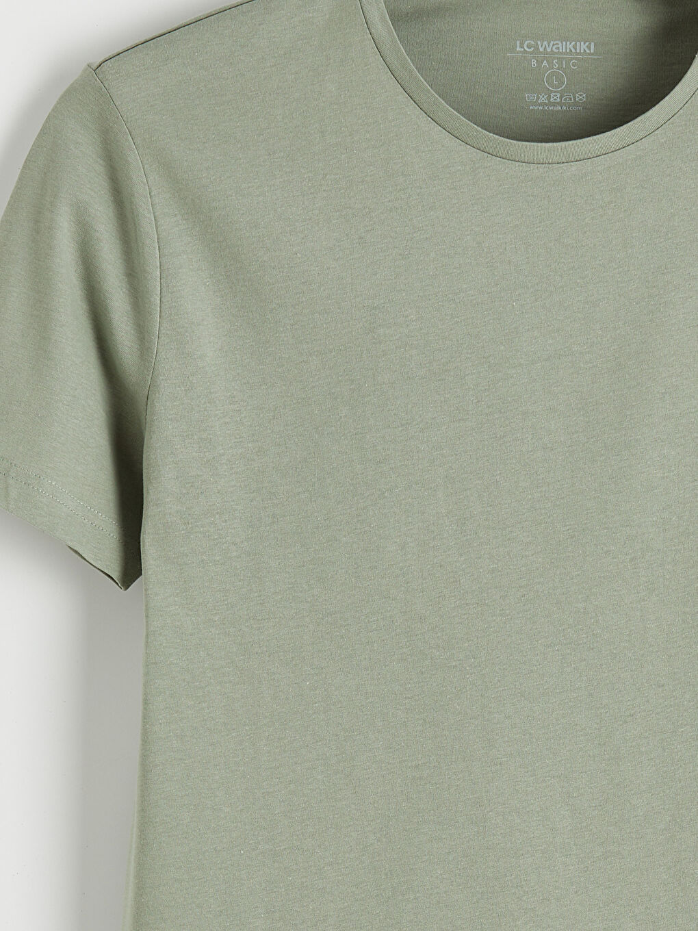 Bisiklet Yaka Penye Erkek Tişört-6