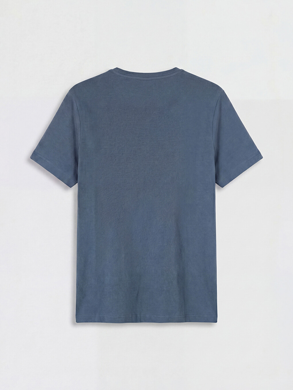 Slim Fit Crew Neck Short Sleeve Jersey Men's T-shirt-5