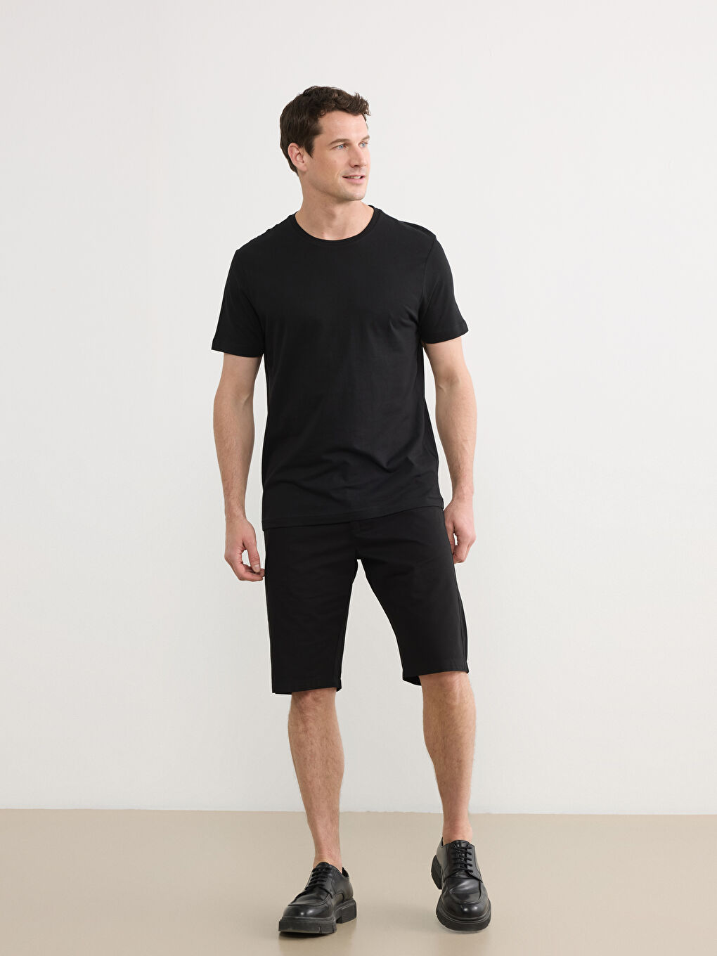 Crew Neck Jersey Men's T-Shirt-3