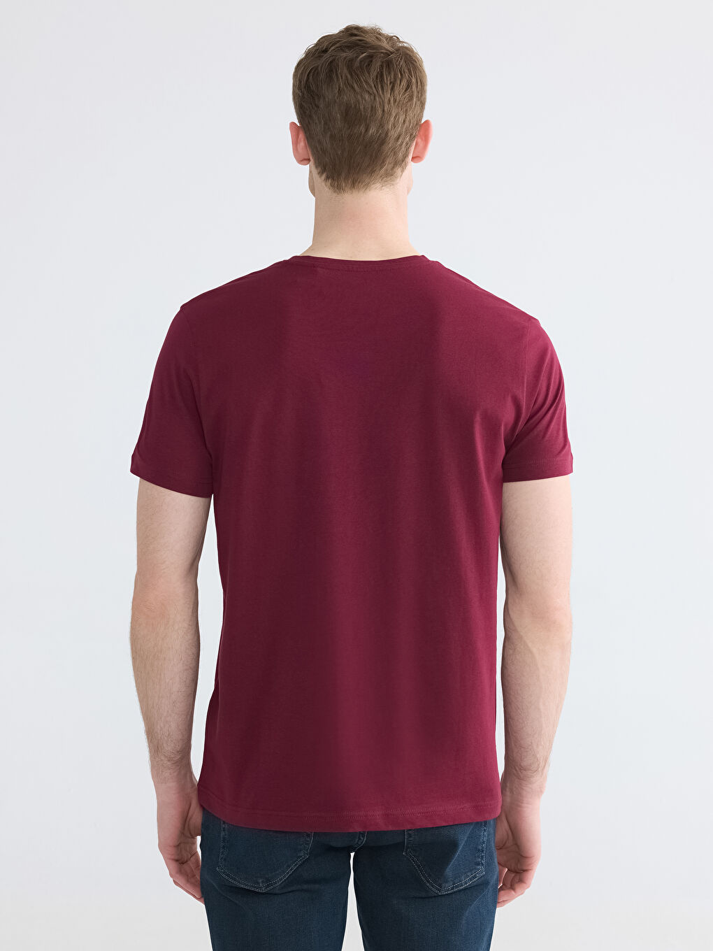 T-Shirt mit Rundhalsausschnitt aus Jersey für Herren-3