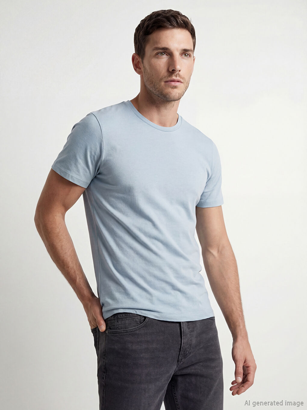 Ерлер көгілдір Футболка-1