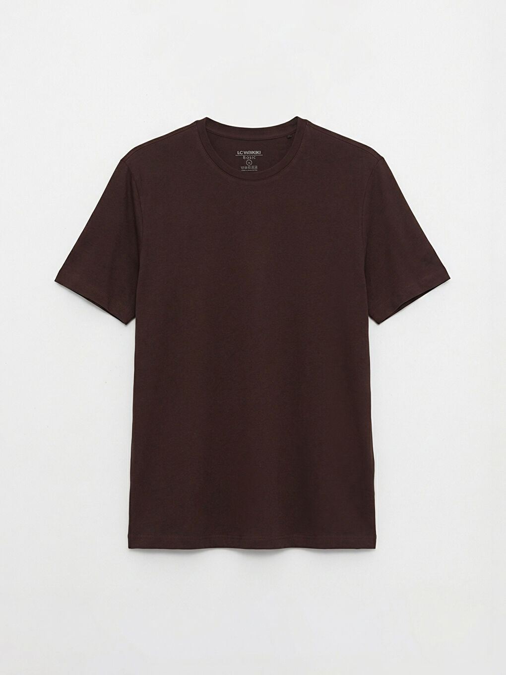 Mürdüm Bisiklet Yaka Penye Erkek Tişört