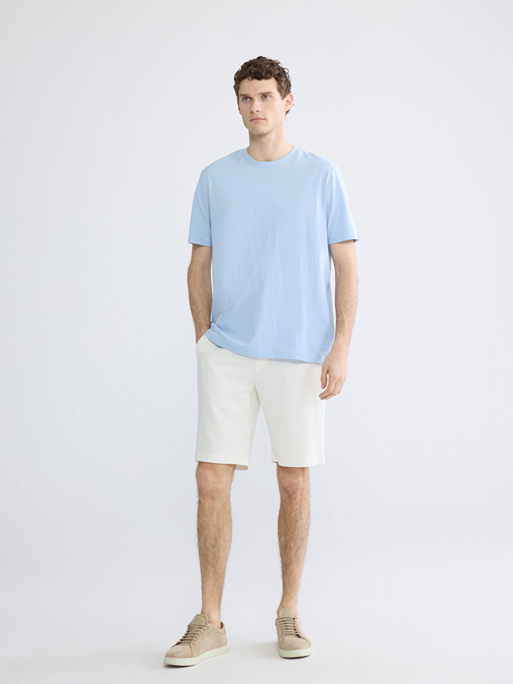 Muškarac PLAVA Majica kratkih rukava-1