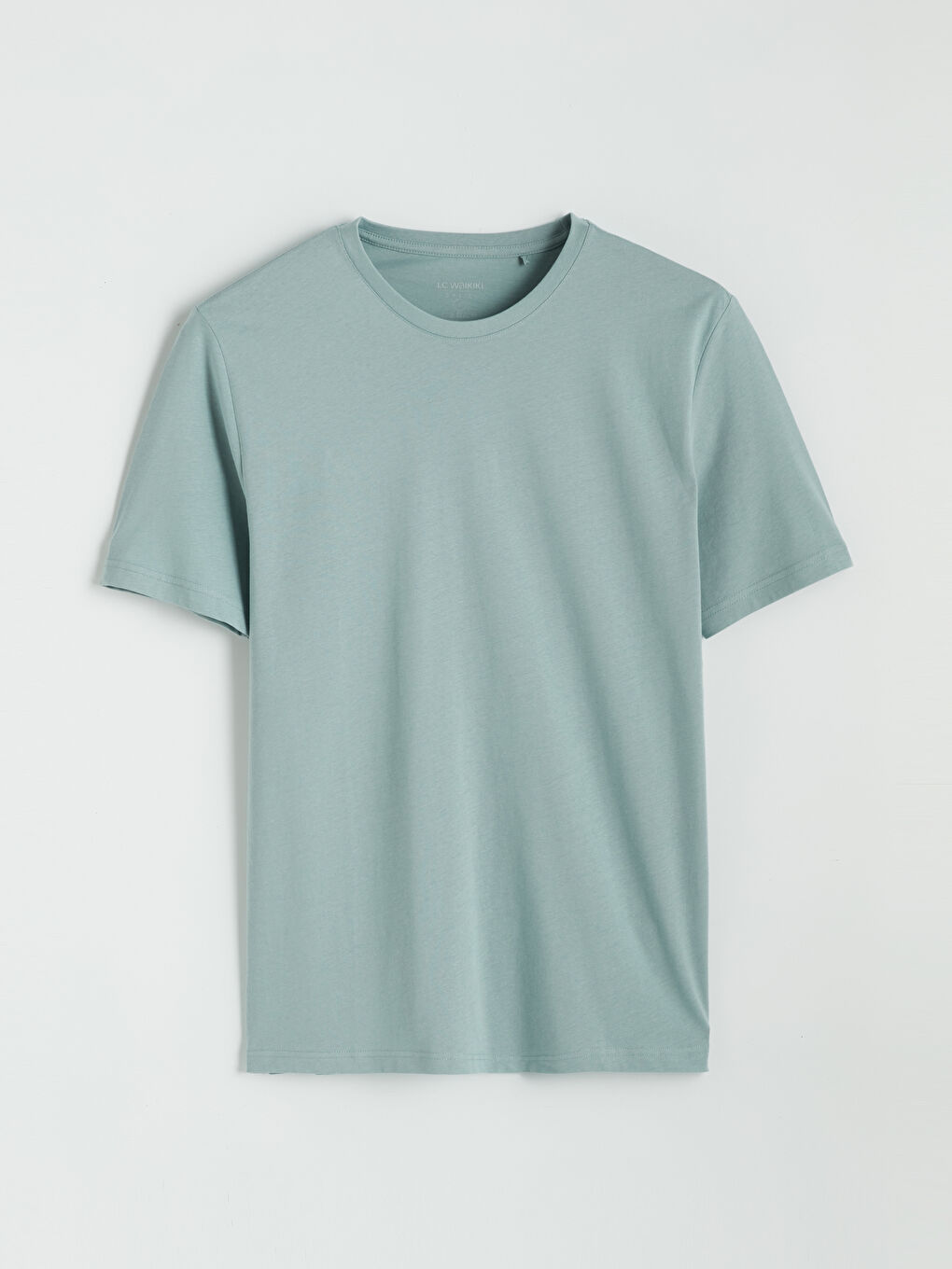 تي شيرت بسيط بقصّة عادية من قطن 100%