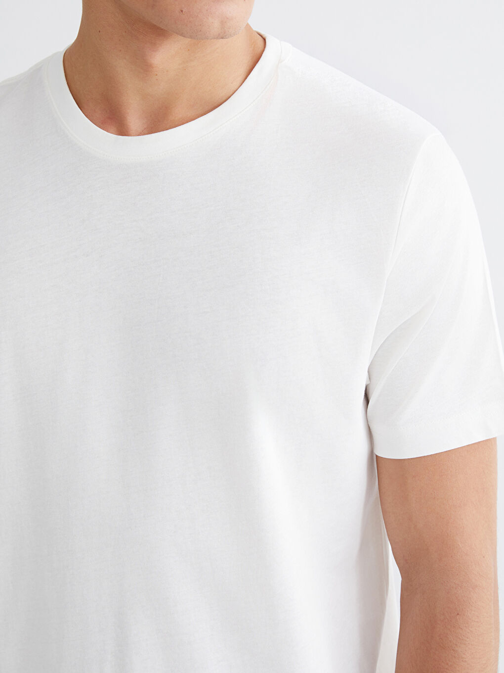 Футболка из джерси с круглым вырезом для мужчин-2