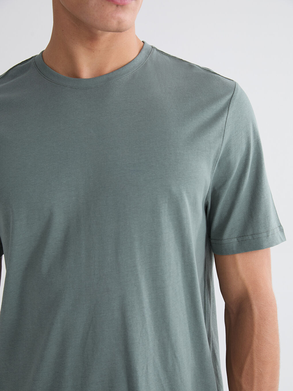 Мужчины Зелёный Футболка-2