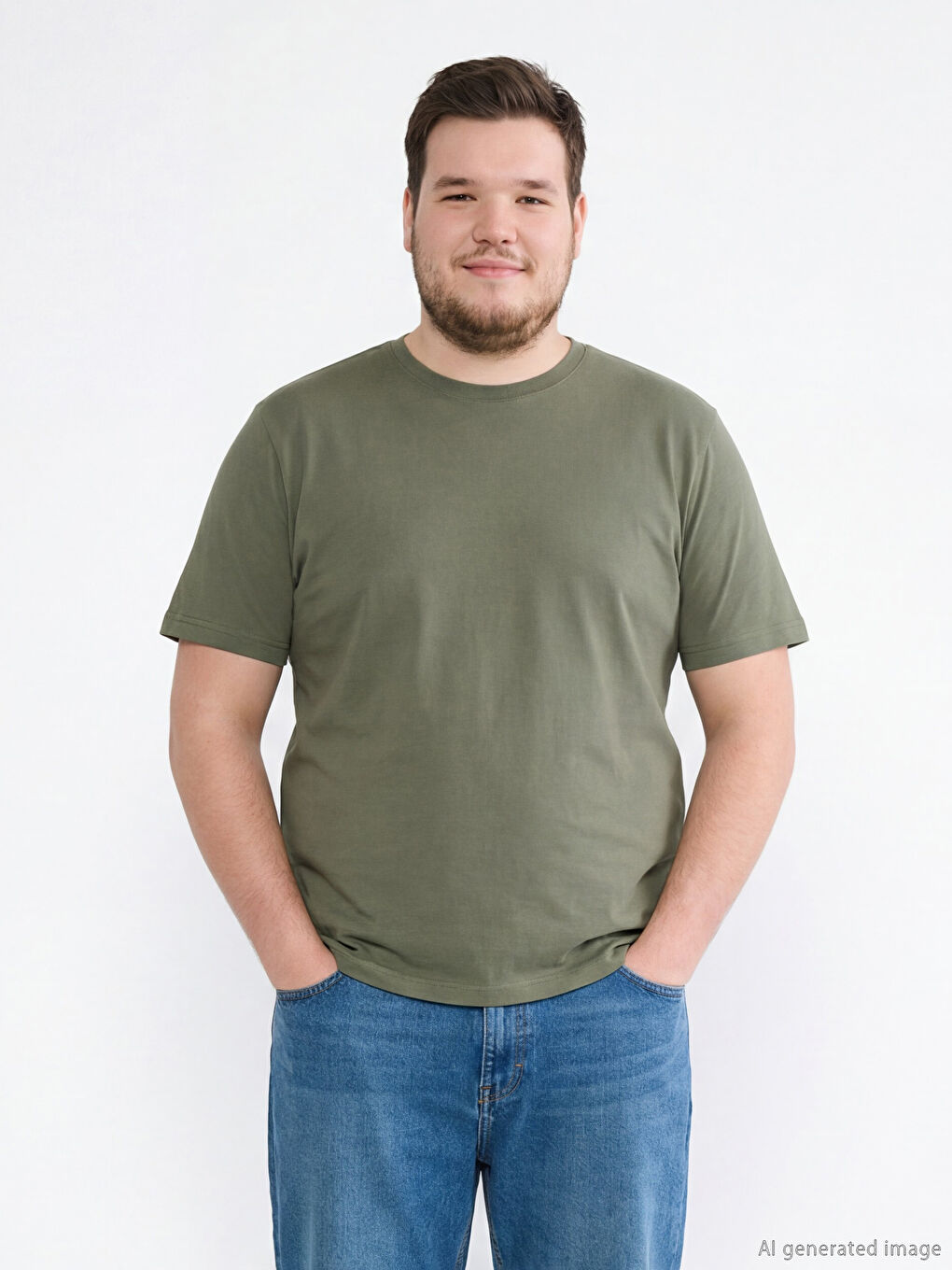 Crew Neck Knitted Men's T-Shirt