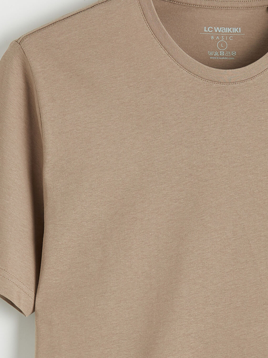 Bisiklet Yaka Erkek Penye Tişört-5