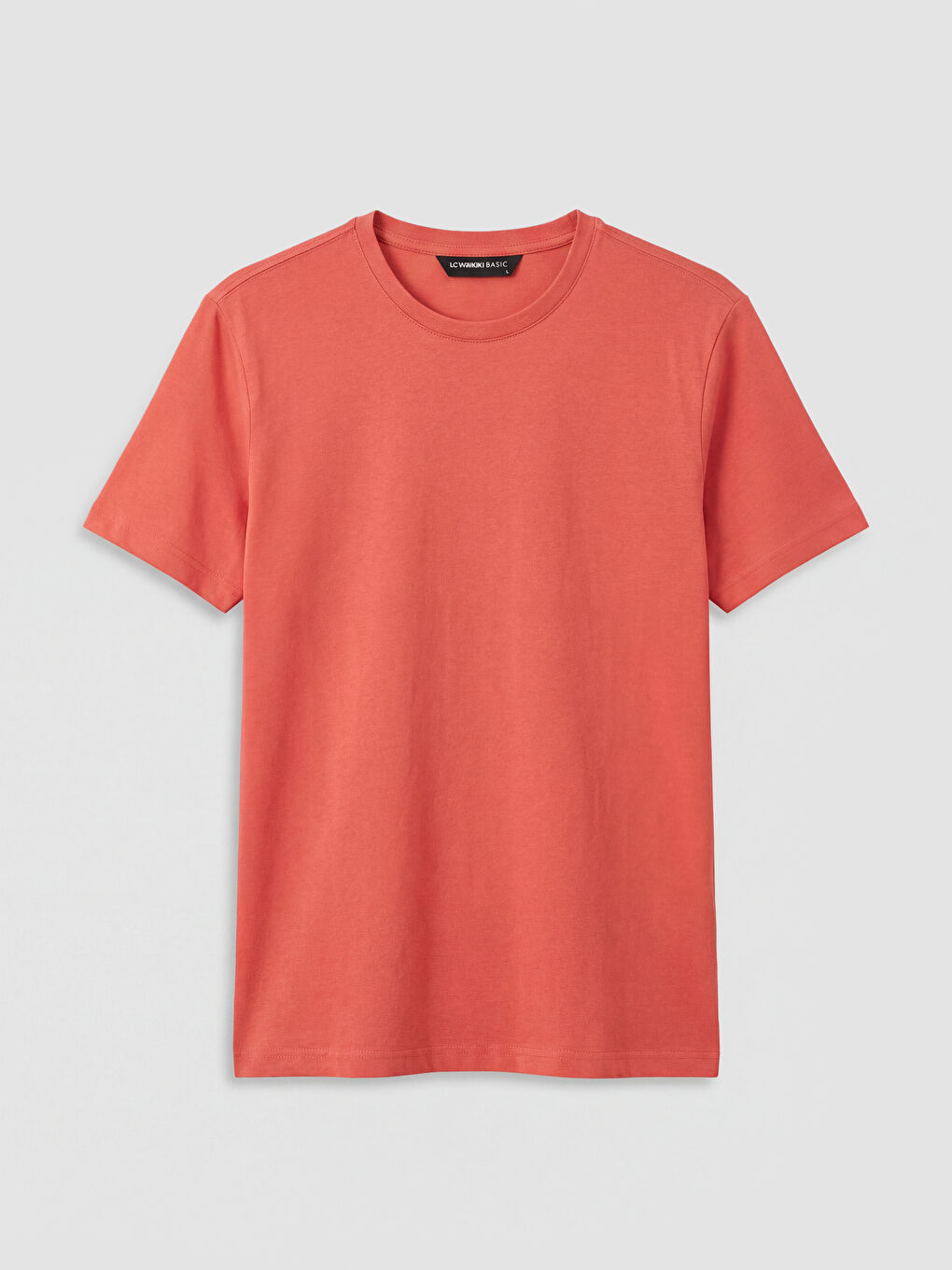 100% Cotton Regular Fit Basic T-Shirt-4