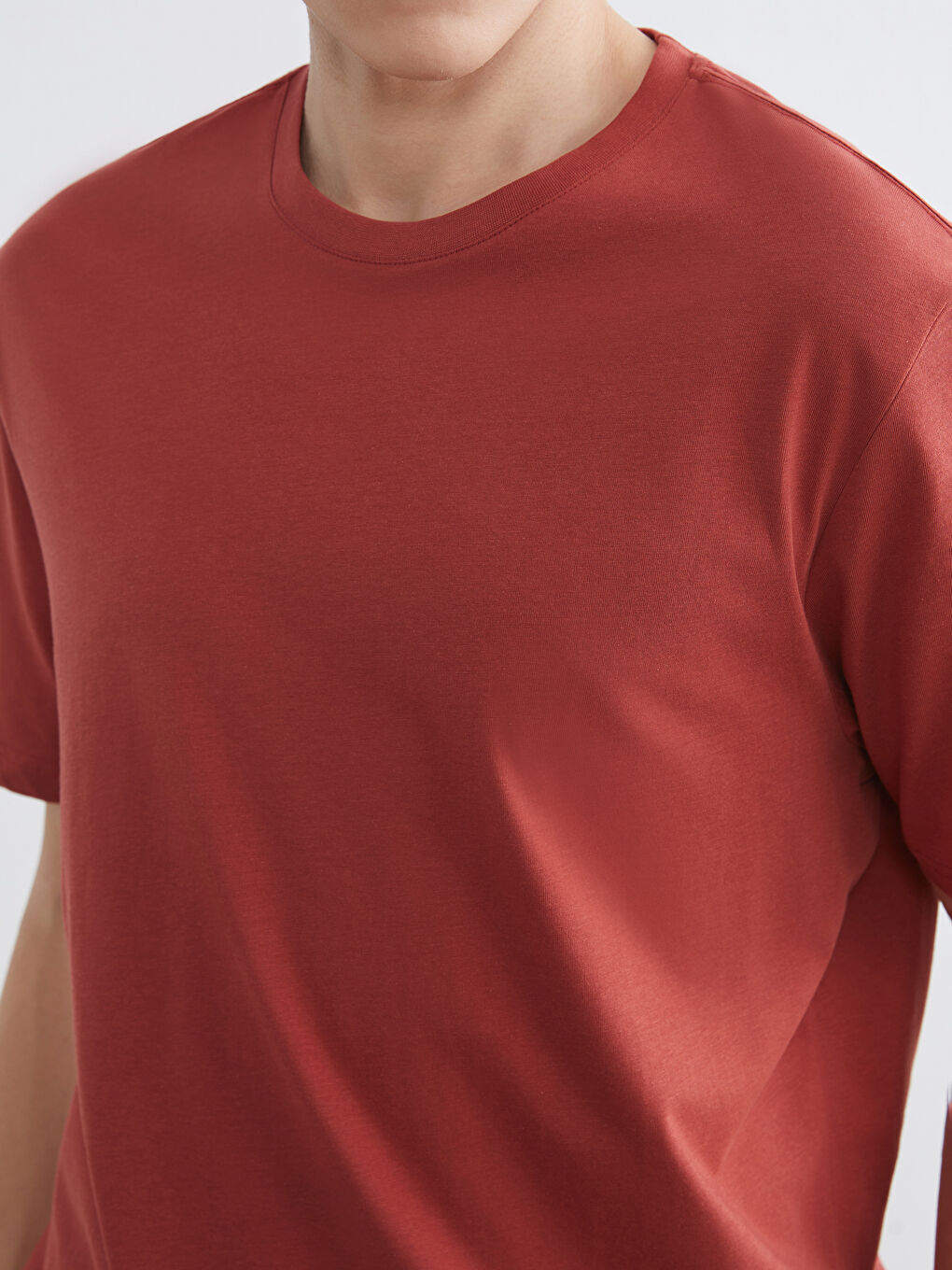 Мужчины Оранжевый Футболка-2