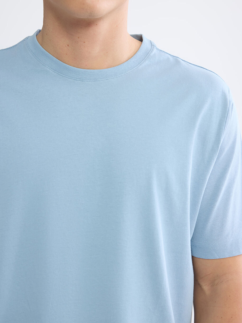 Футболка из джерси с круглым вырезом для мужчин-2
