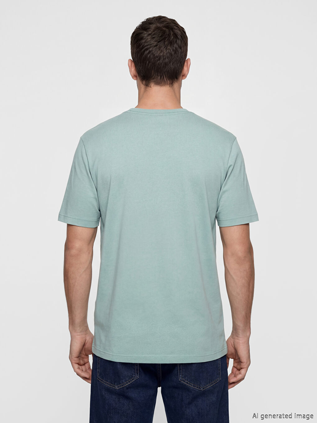 Mavi %100 Pamuk Regular Fit Basic Tişört-3