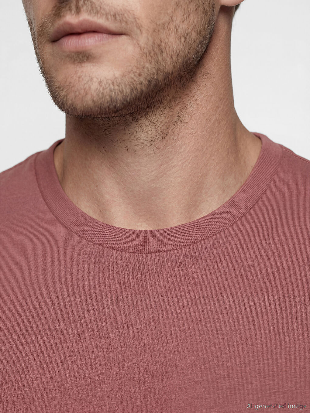 تيشيرت أساسي بقصة عادية من قطن 100٪-2