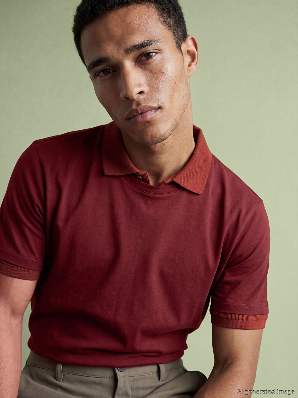 تيشيرت أساسي بقصة عادية من قطن 100٪