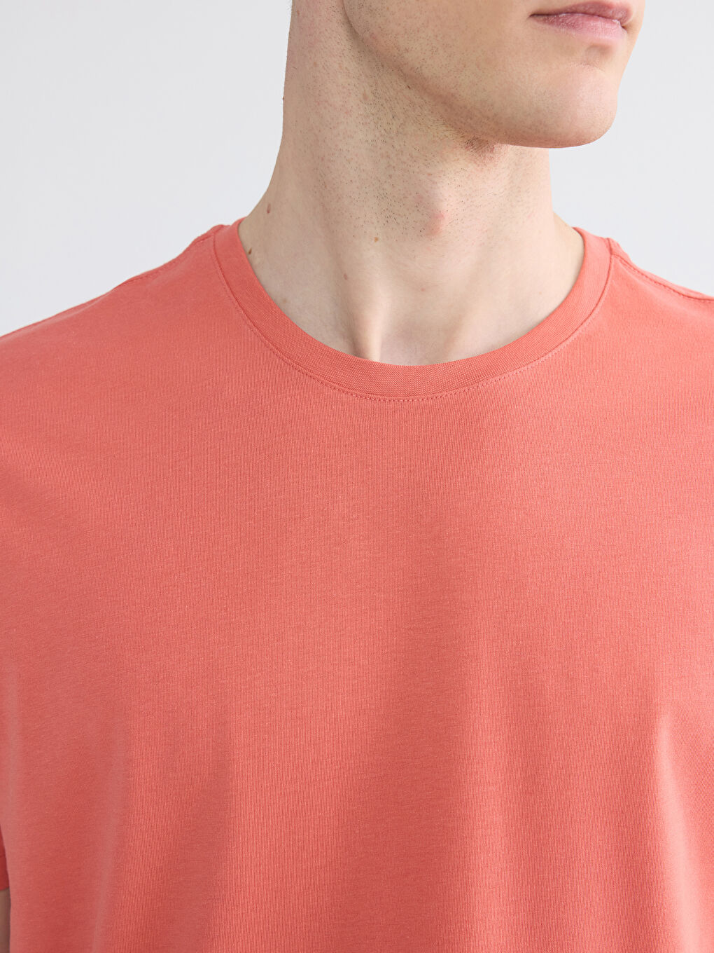 100% Cotton Regular Fit Basic T-Shirt-2