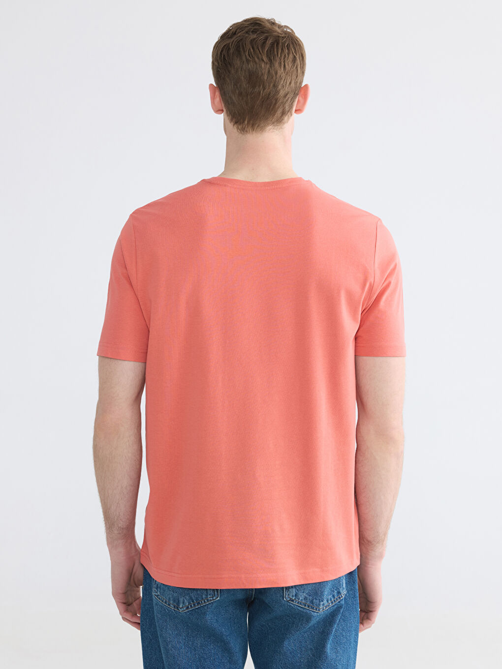 100% Cotton Regular Fit Basic T-Shirt-3