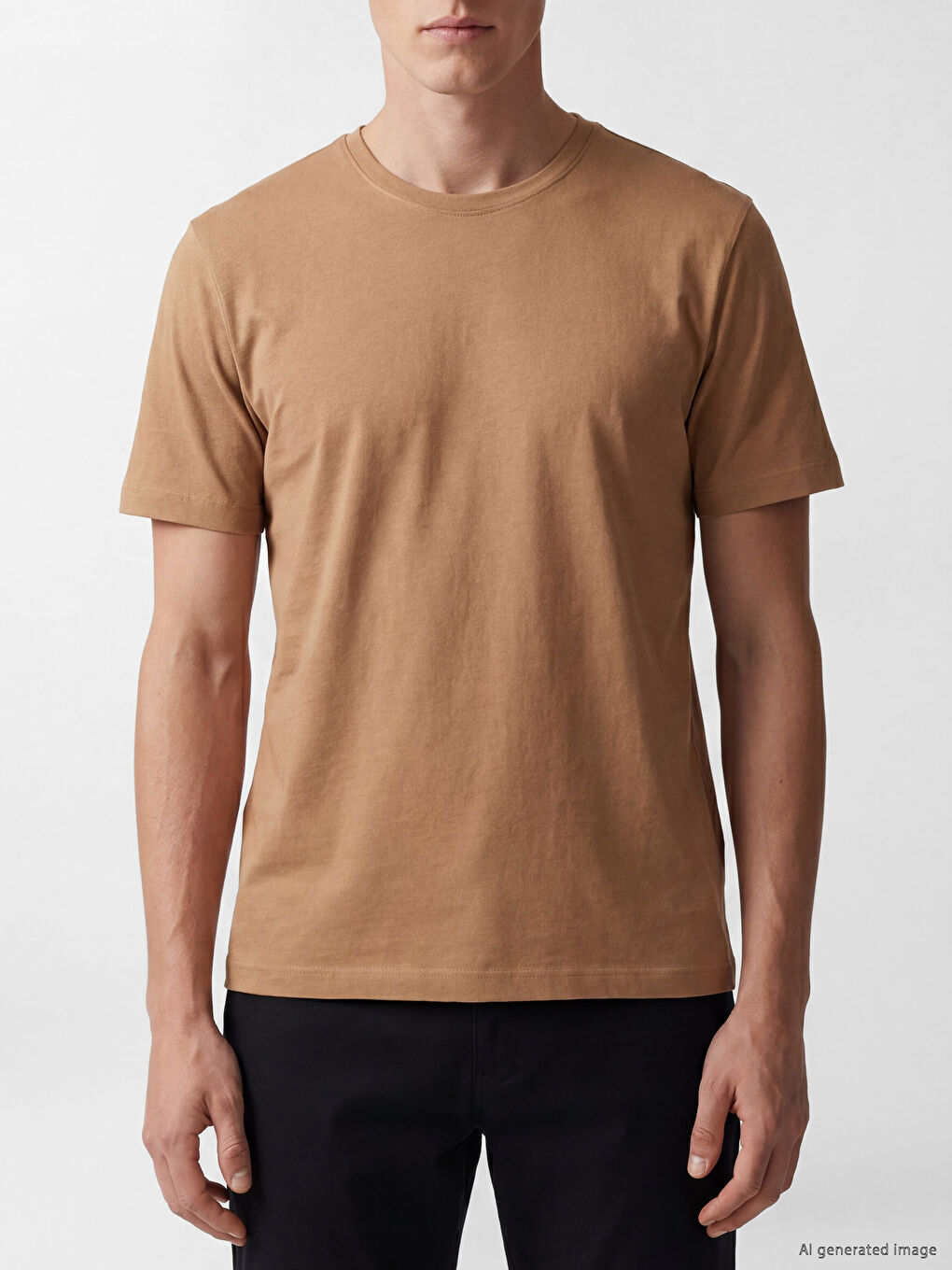 100% pamučna regular fit basic majica-2