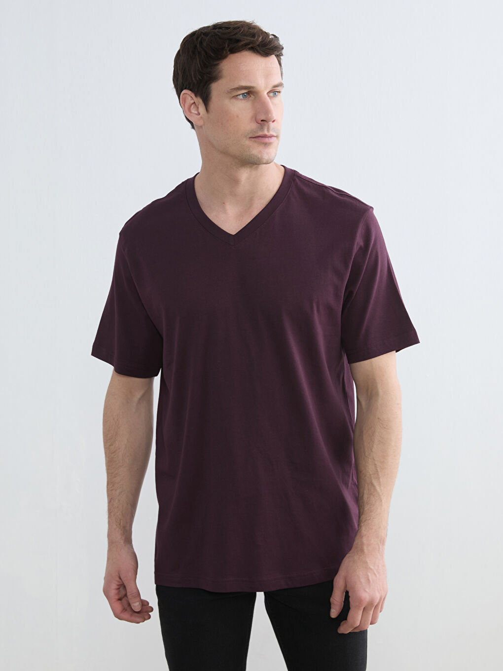 Men's V-Neck Jersey T-Shirt