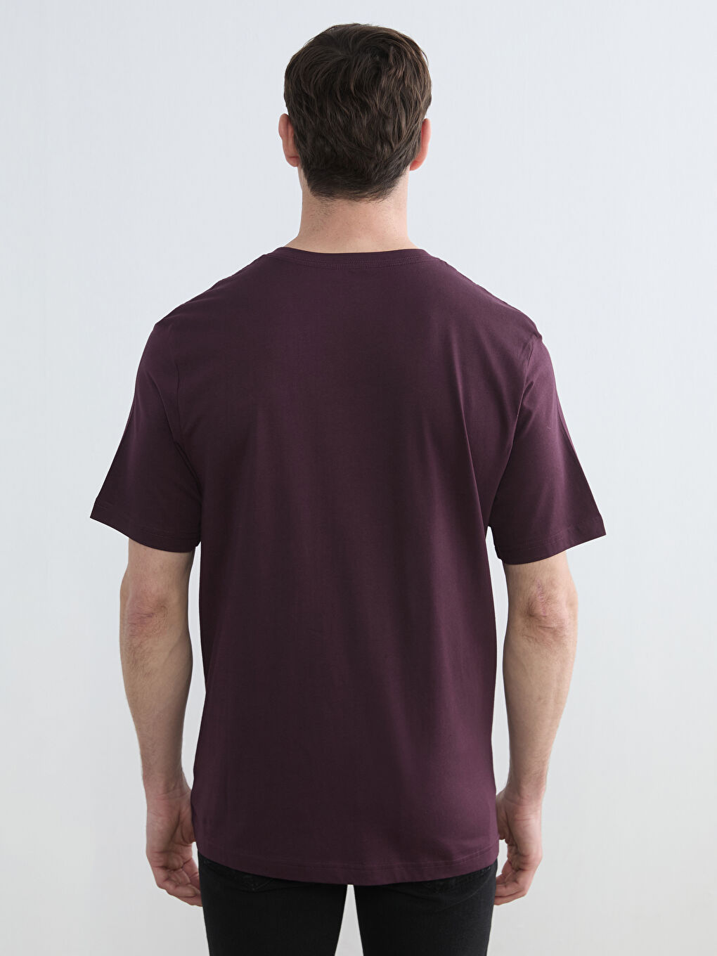 Men's V-Neck Jersey T-Shirt-3