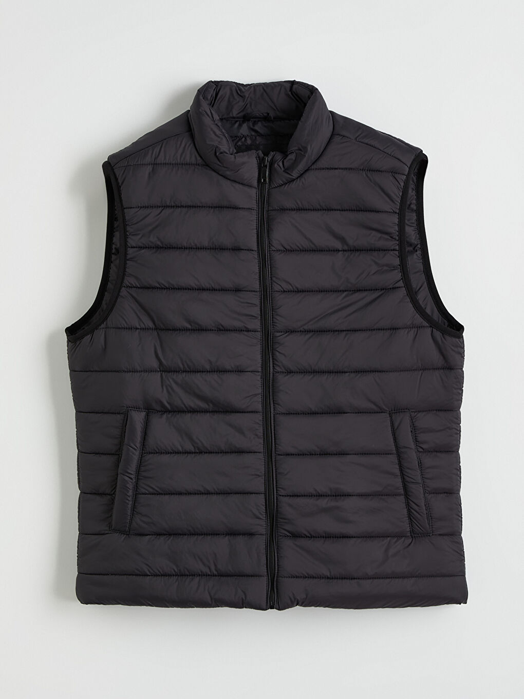  Yelek	Standard Fit Funnel Neck Men's Puffer Gilet-10