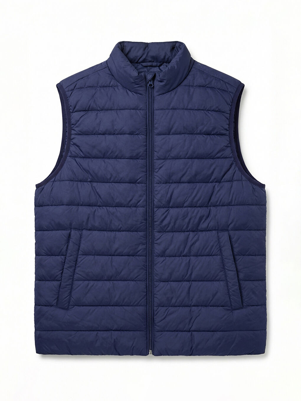 İndigo Standart Kalıp Dik Yaka Erkek Şişme Yelek