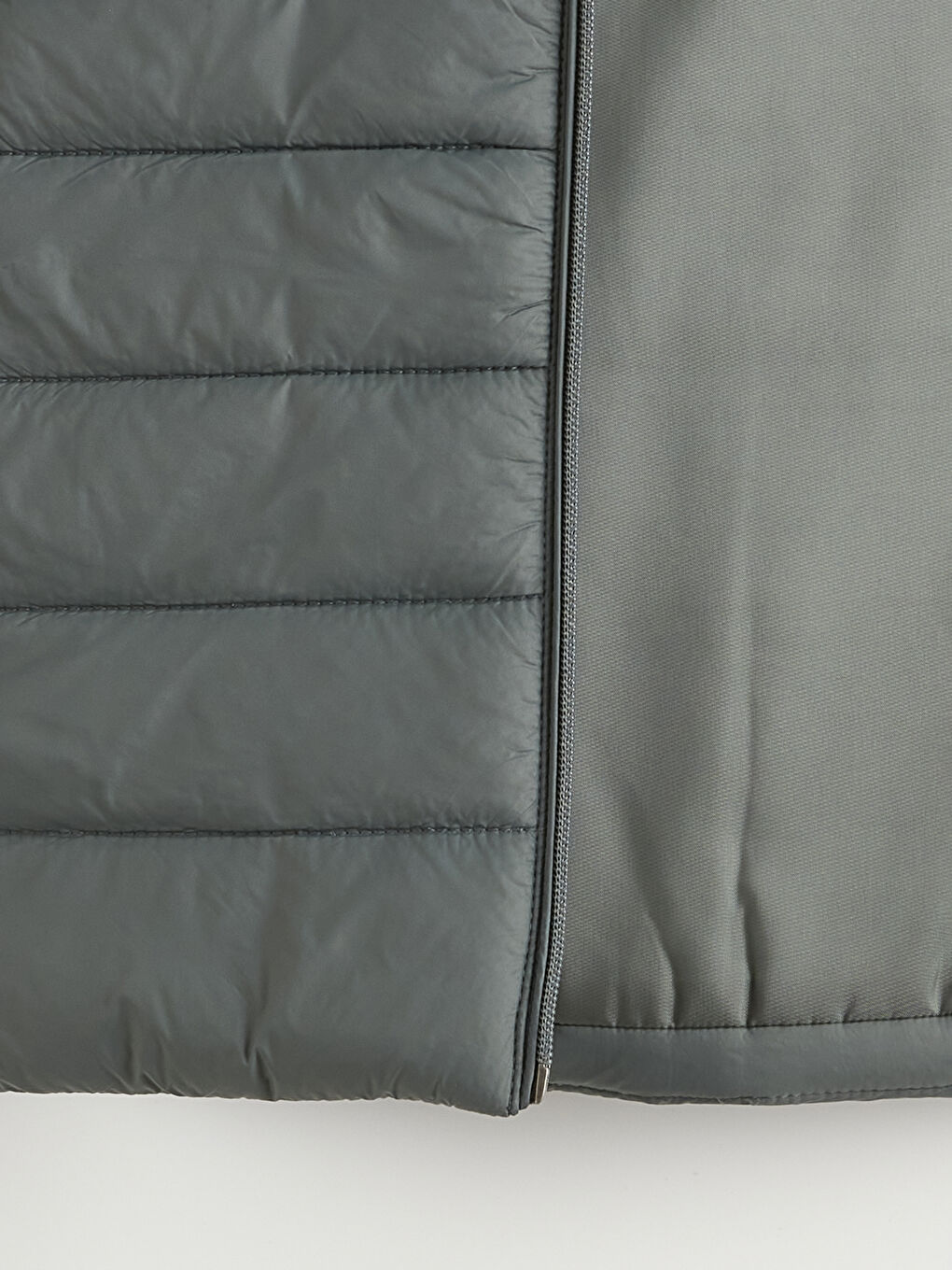 Yeşil Standart Kalıp Dik Yaka Erkek Şişme Yelek-7