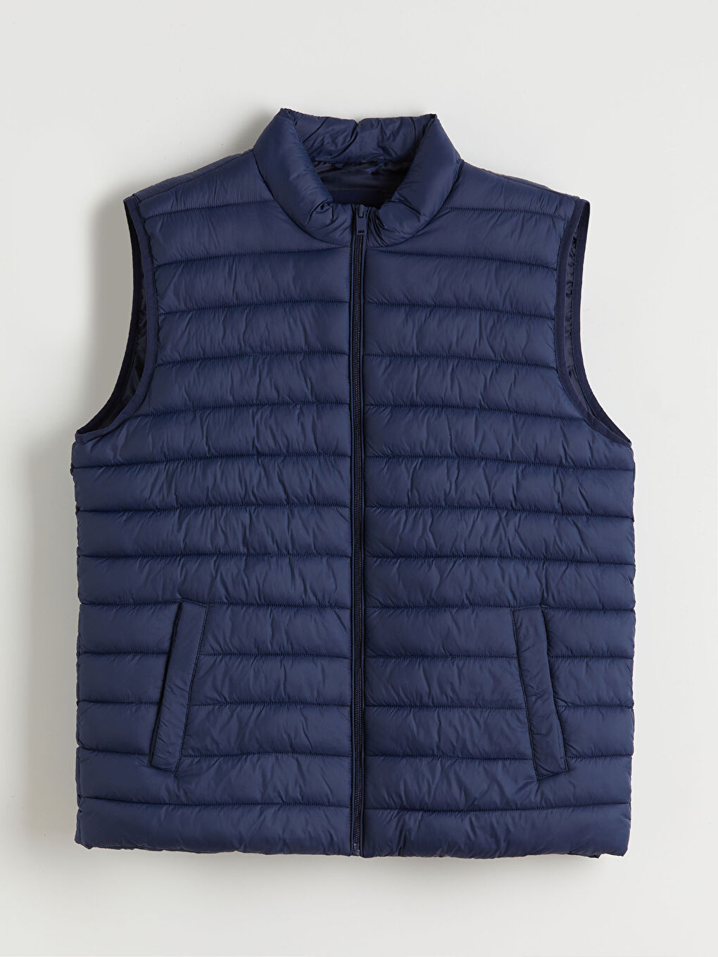 Standard-Fit High-Neck Puffer Vest-5