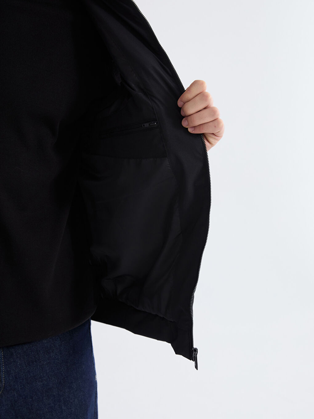 Стандартный дутый жилет с высоким воротником-2