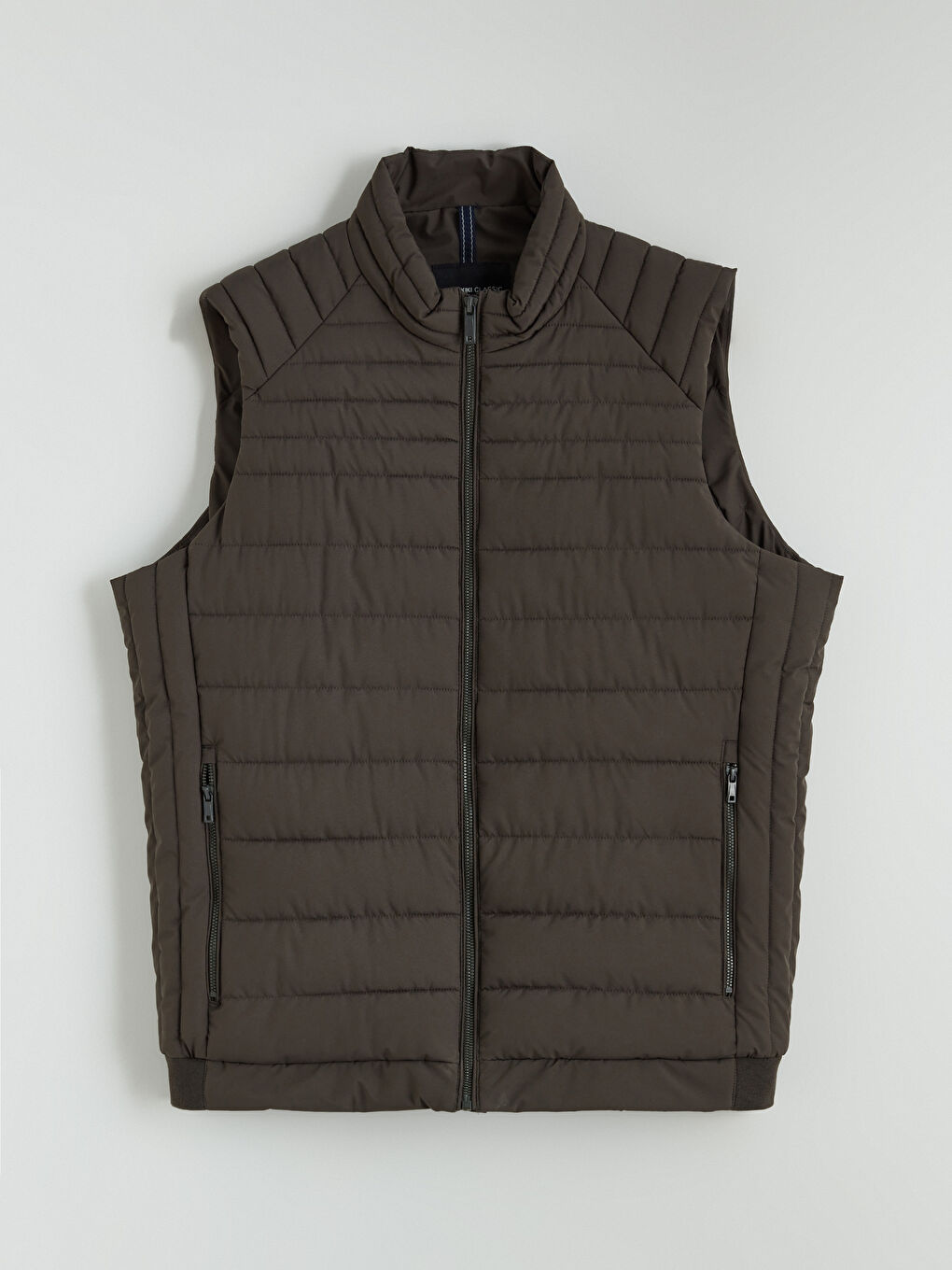 Standard Fit Funnel Neck Men's Puffer Gilet-10