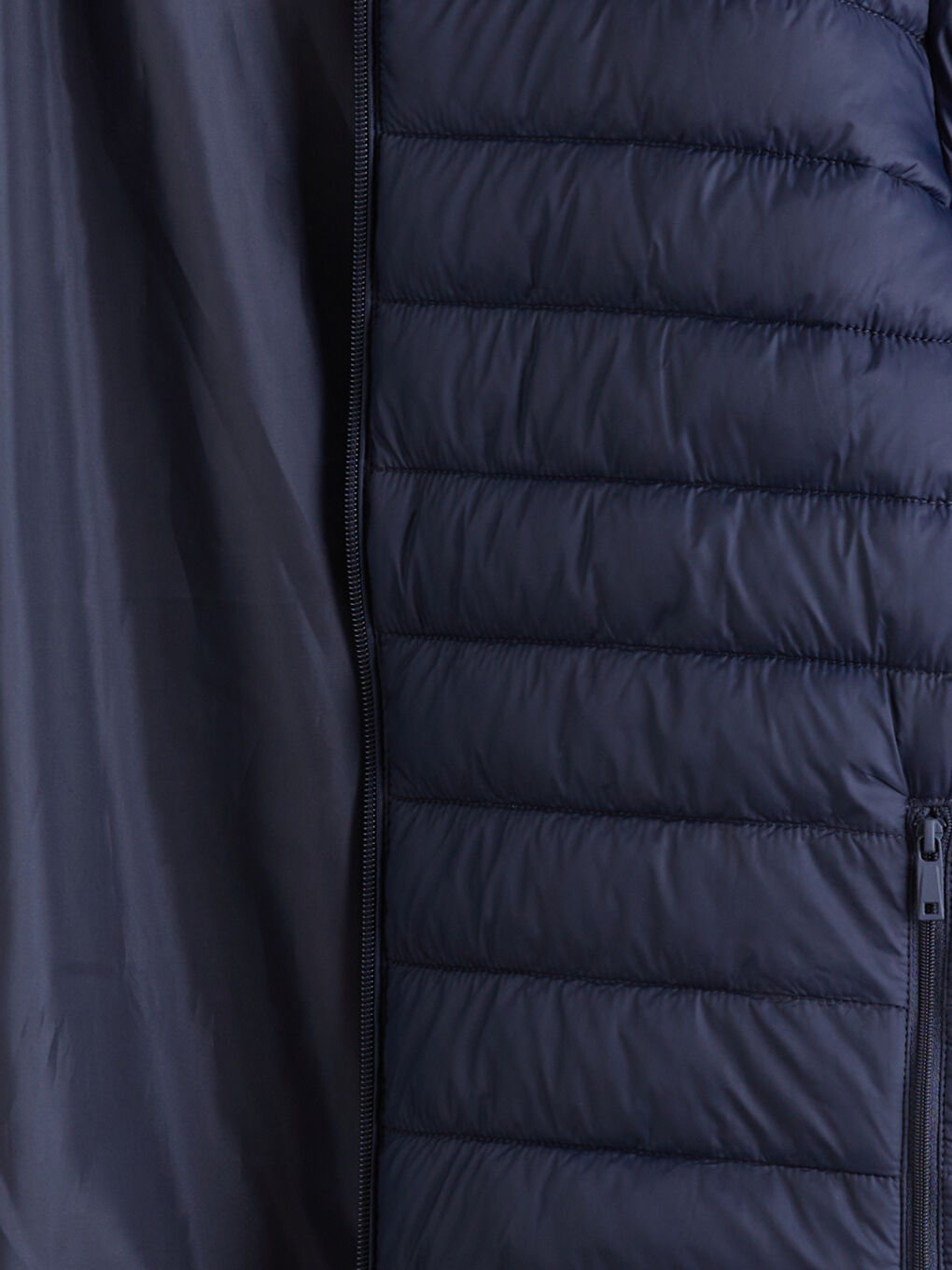 Мужчины Синий Пуховое пальто-6