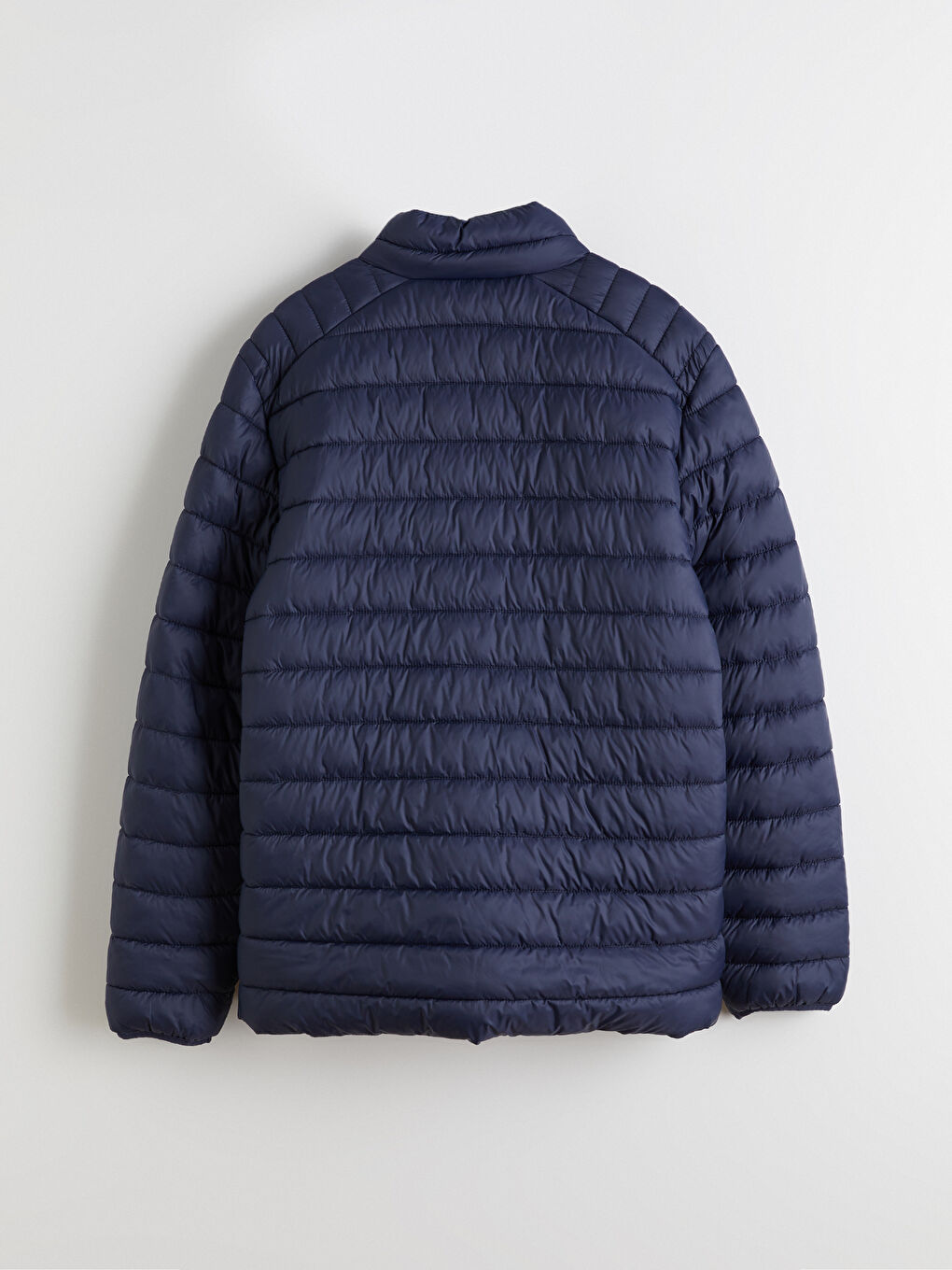 Мужчины Синий Пуховое пальто-7