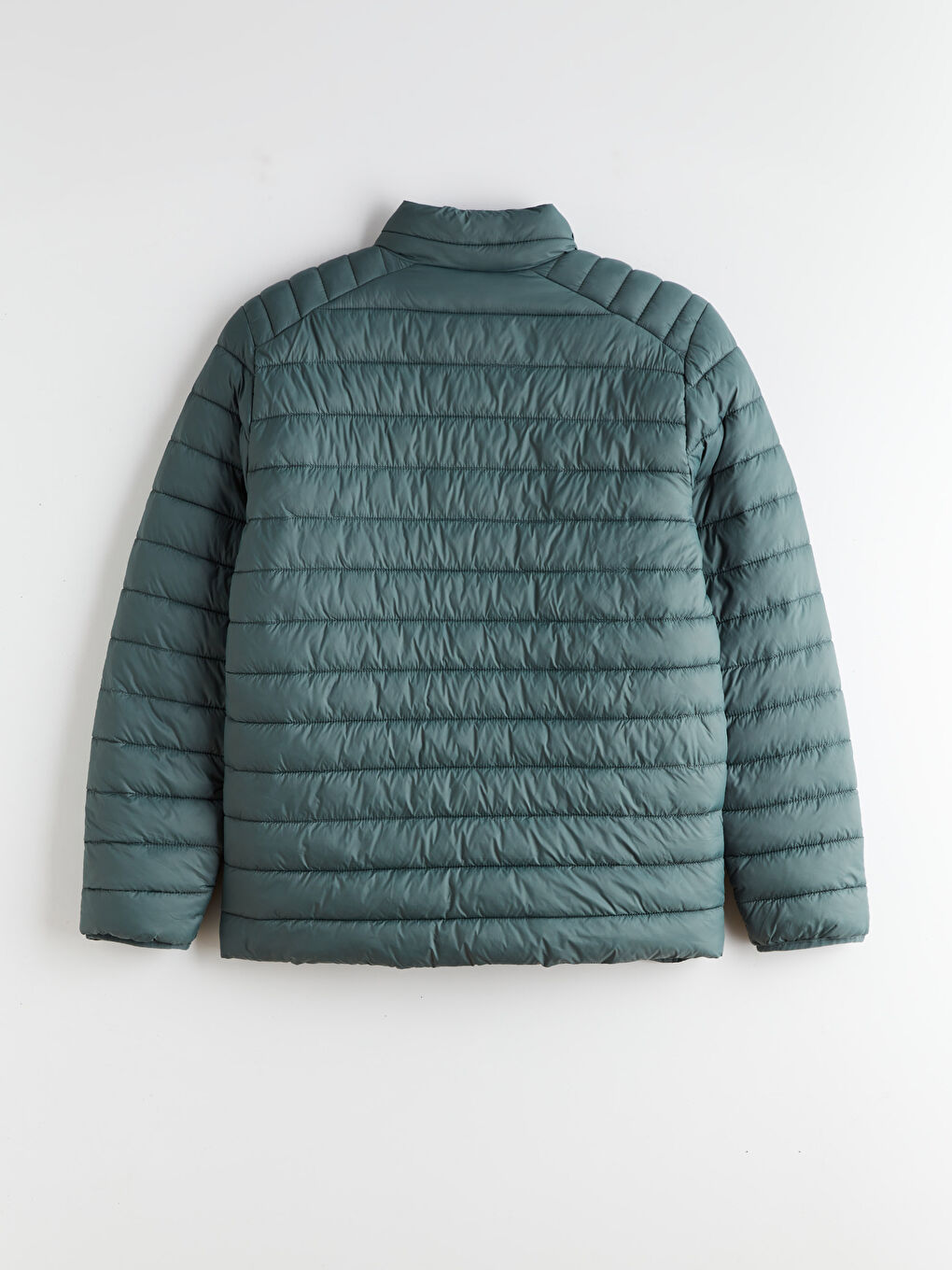 Мужчины Зелёный Пуховое пальто-6