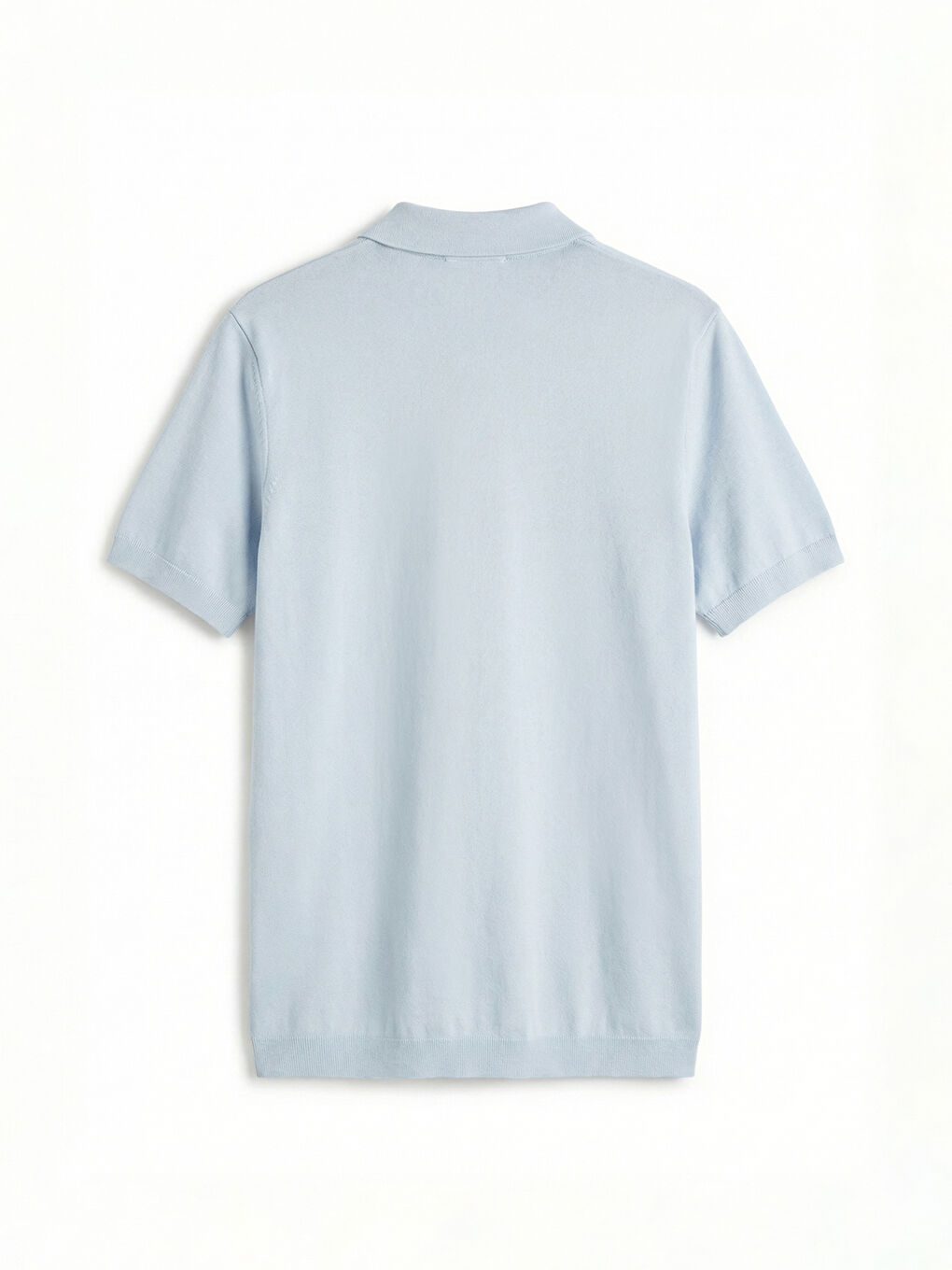 Mavi Polo Yaka Erkek Triko Kazak-4