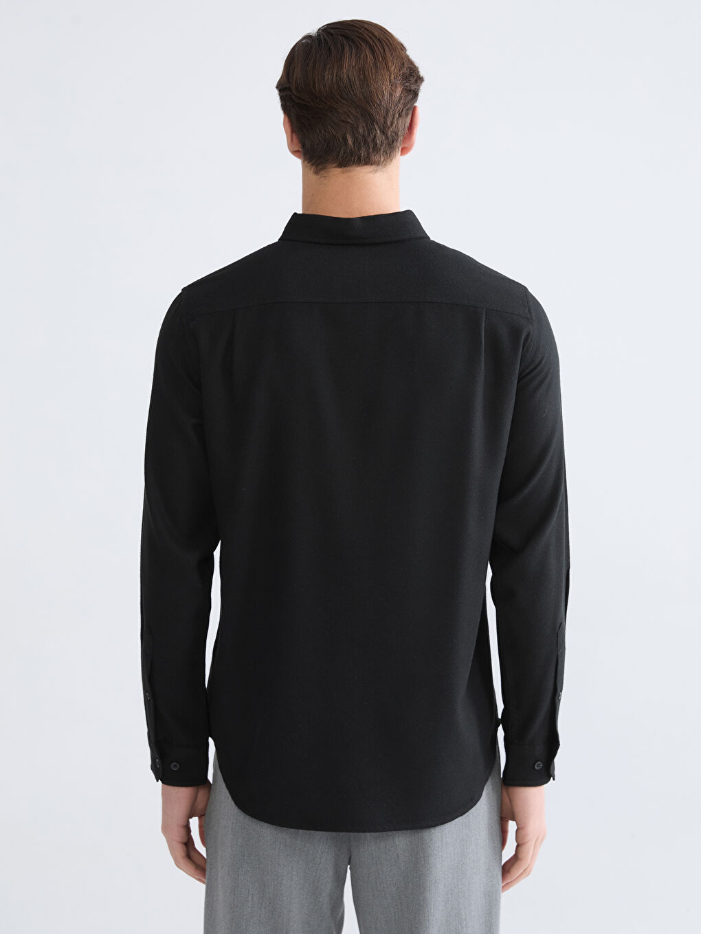 Regular Fit Gabardine Men's Shirt-3