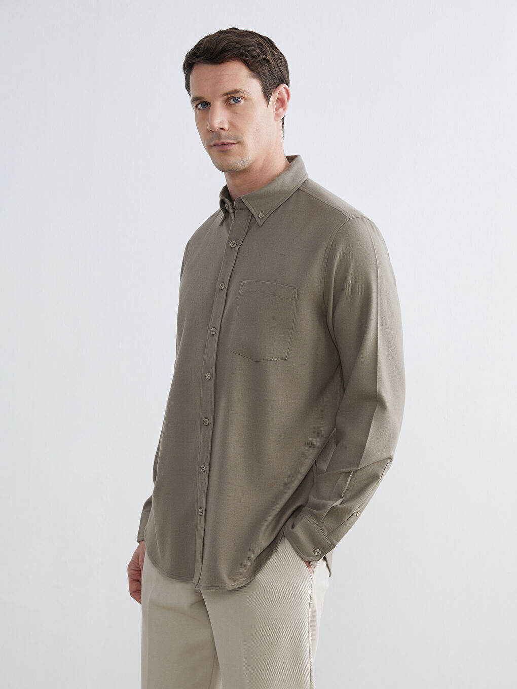 Man BEIGE Shirt