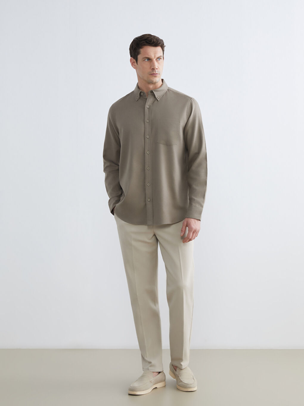 Man BEIGE Shirt-1