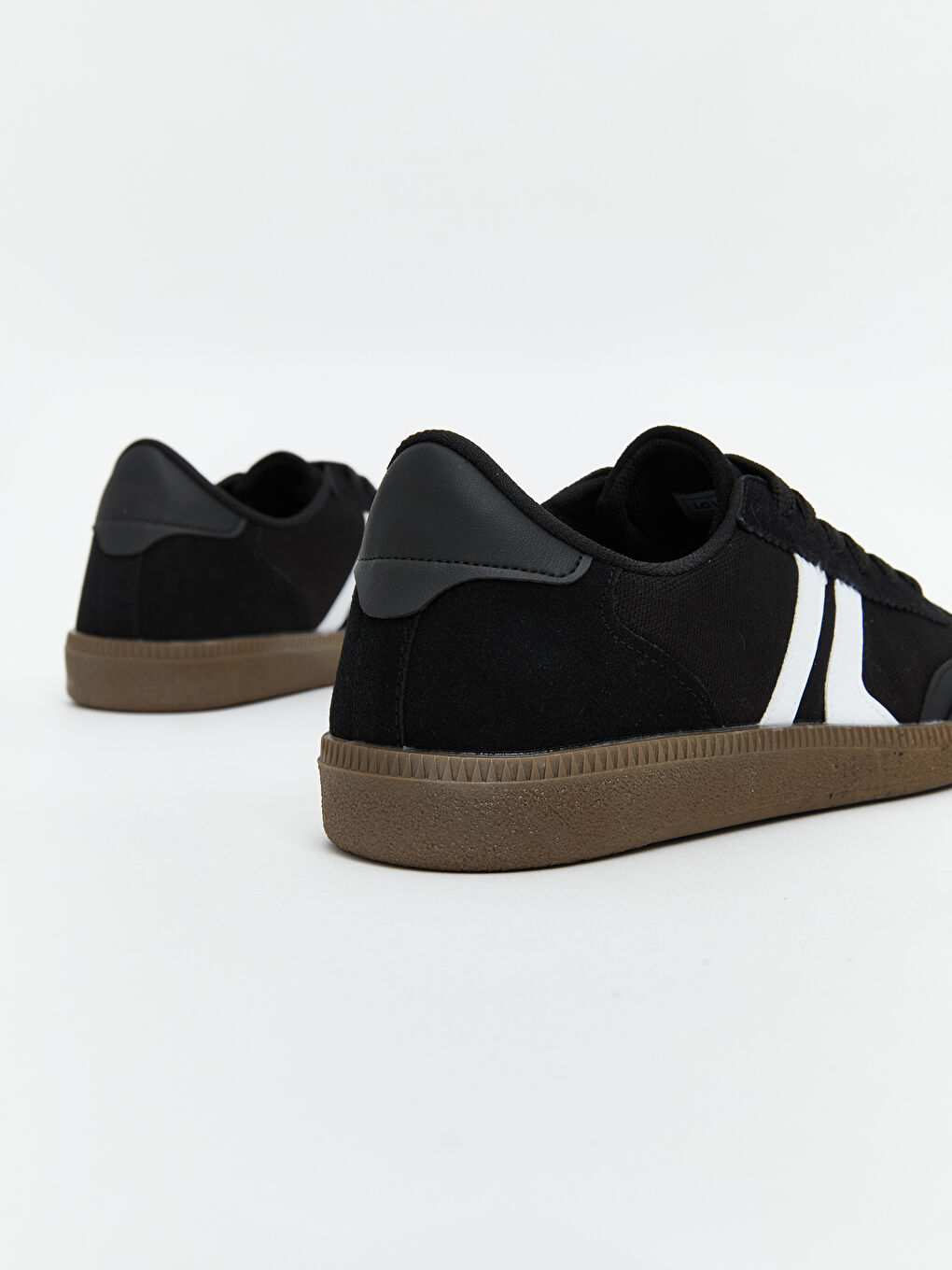 Siyah Bağcıklı Kadın Spor Ayakkabı-4