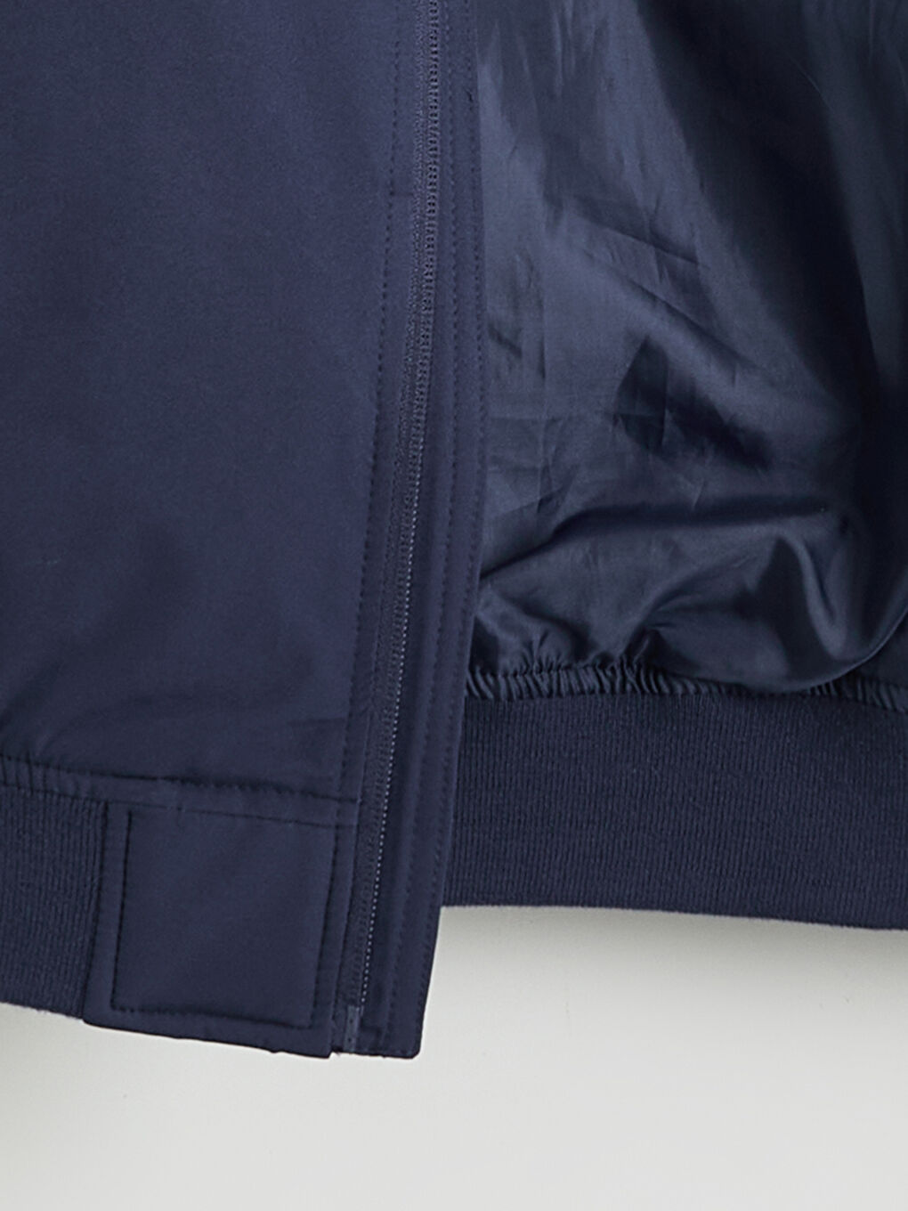 Lacivert Standart Kalıp Kolej Yaka Erkek Mont-7