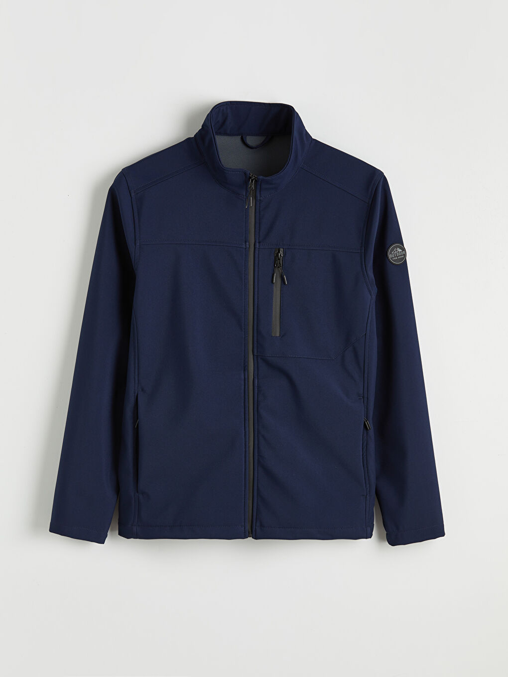 Lacivert Regular Fit Dik Yaka Erkek Mont-4