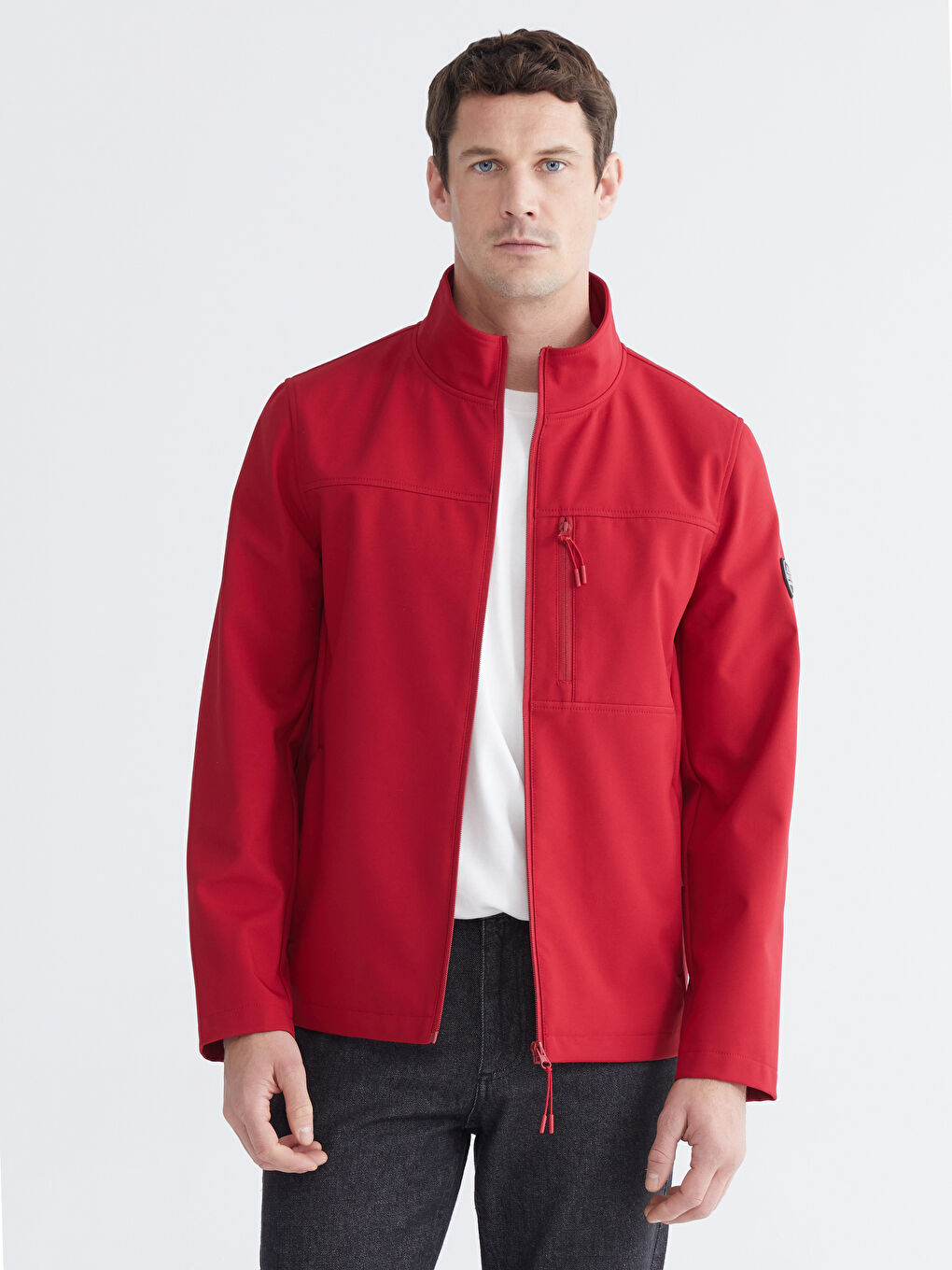 Мужчины Красный Пальто