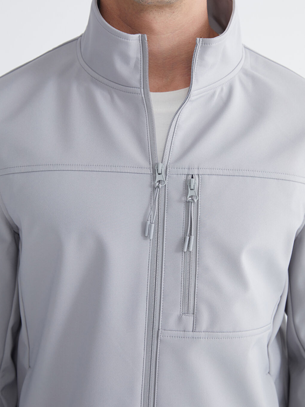 Мужчины Серый Пальто-2